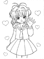 Cardcaptor Sakura Coloring Page